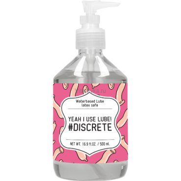 Yeah I Use Lube! #Discrete 500 ml 