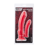 Black & Red Double Dildo - Black & Red Double Dildo