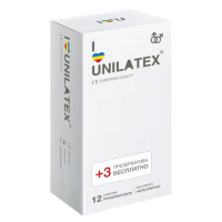 Разноцветные ароматизированные презервативы Unilatex Multifruit - 12 шт. + 3 шт. в подарок