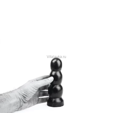 Bubble but bullet Bubble But Bullet Black - мягкая, безопасная анальная пробка.