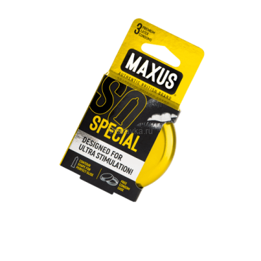 Презервативы с ребристой структурой Maxus Special Ribs Ребристые
