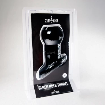 Hole Tunnel 42 Mm Black Dildos Идеальный выбор для опытных любителей анальных игр. Удобный и многофункциональный.