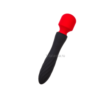 Двусторонний вибромассажер Black&amp;Red 